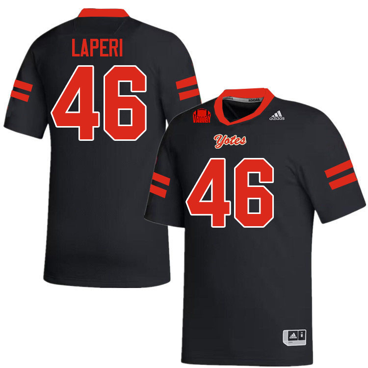 South Dakota Coyotes #46 Nathan Laperi College Football Jerseys,Uniforms-Black